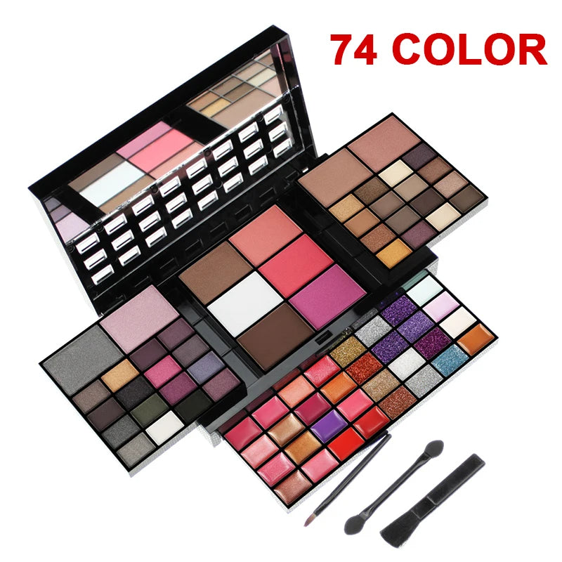 74 Colors Eyeshadow makeup Set